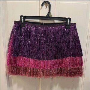Nasty Gal Purple Ombré Skirt